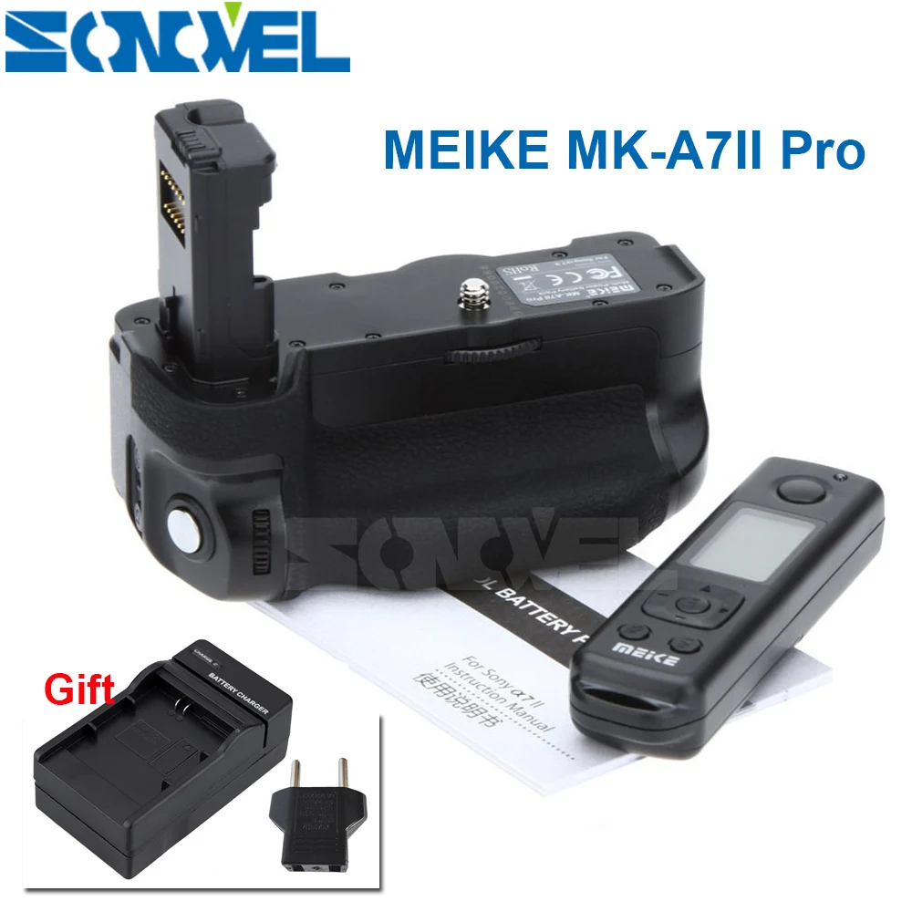 Meike MK A7II Pro встроенный беспроводной пульт дистанционного управления 2 4G держатель