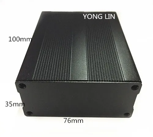 1 шт. алюминиевый корпус для усилителя 76*35 100 мм|box amplifier|box boxcase case |