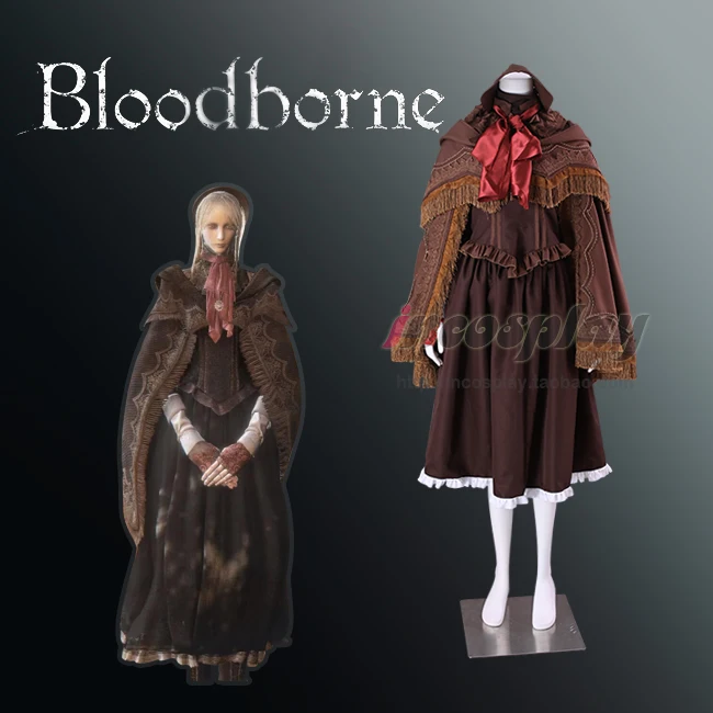 

[Customize] 2018 Game Bloodborne The Doll Full set Uniform Cosplay Costume Any size Unisex For Halloween Free Shipping New.