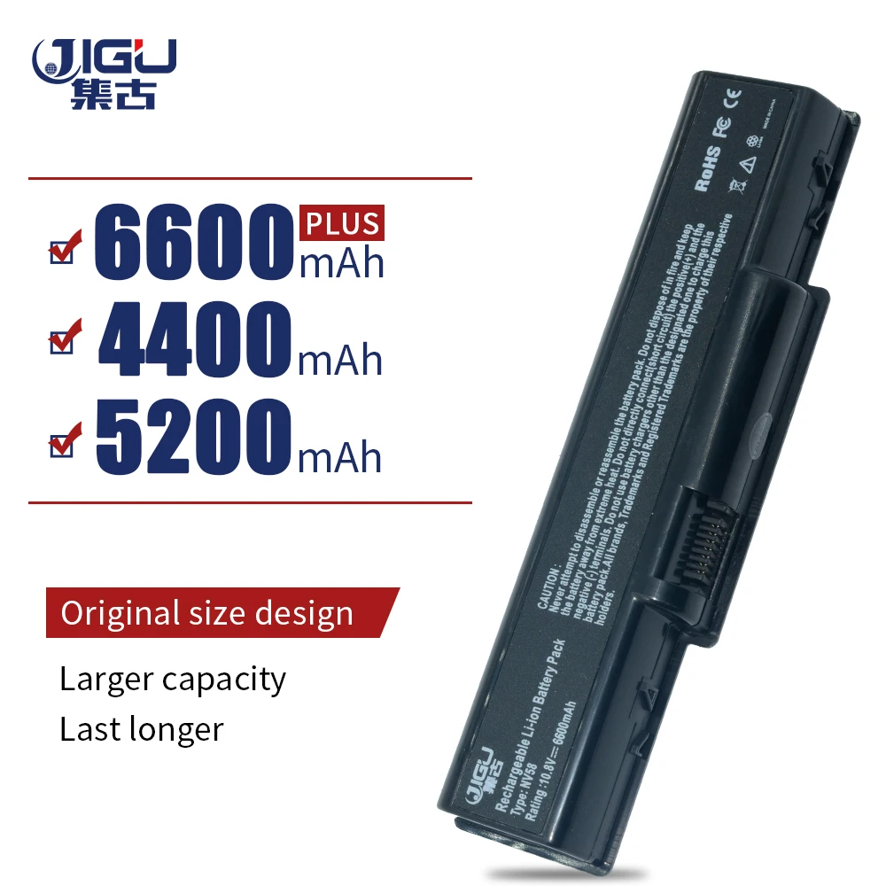 Аккумулятор JIGU для ноутбука Acer Aspire 4732 4732Z G627 G630 EMACHINE D525 E630 D725 E 625 E525 E527 E625 E627 E725|battery