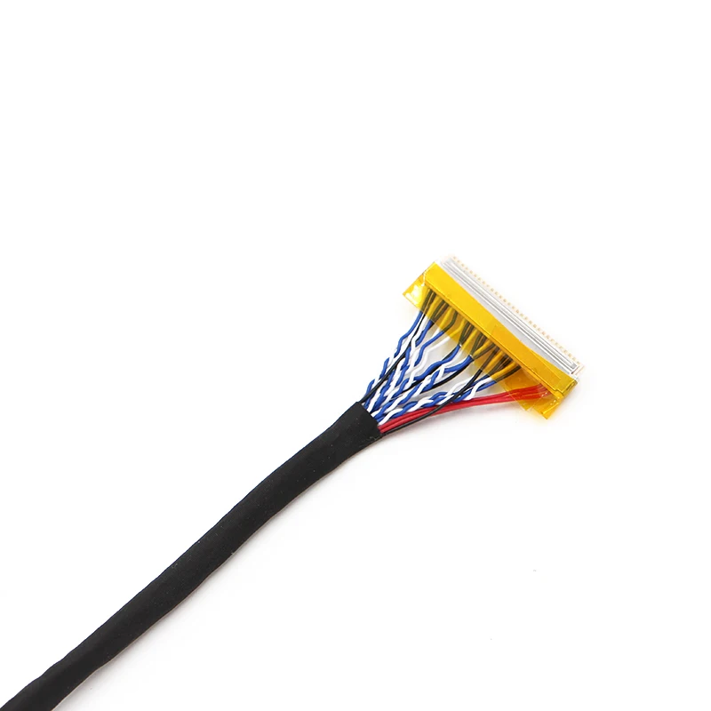 Самая низкая цена универсальный LVDS кабель FIX-30P-S6 30pin двойной 2 ch 6-бит двойной 6 бит ЖК-экран кабель 250/400 мм