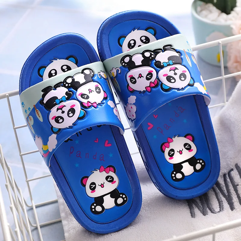 Новинка 2019 года детская обувь для мальчиков и девочек тапочки с героями