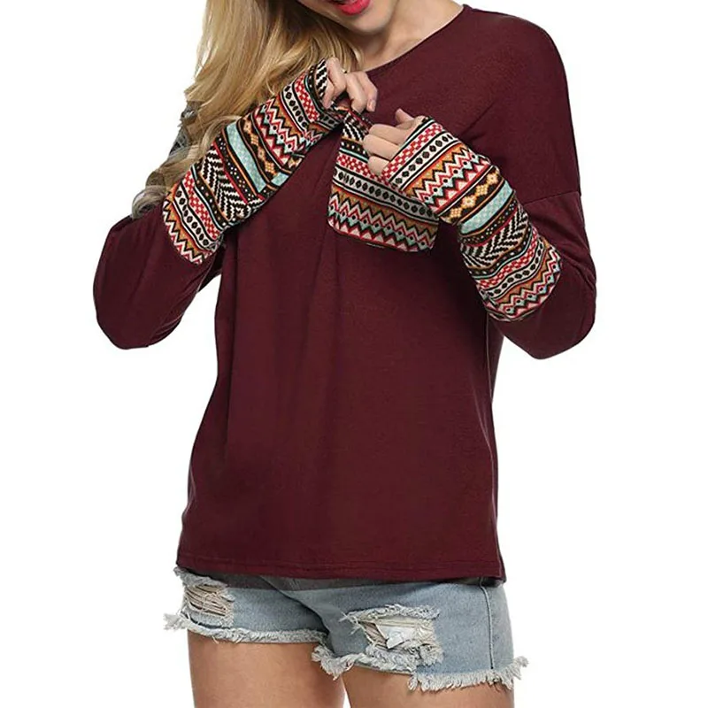 Leo Rosi новинка 2019 модная женская Свободная облегающая футболка с длинным рукавом