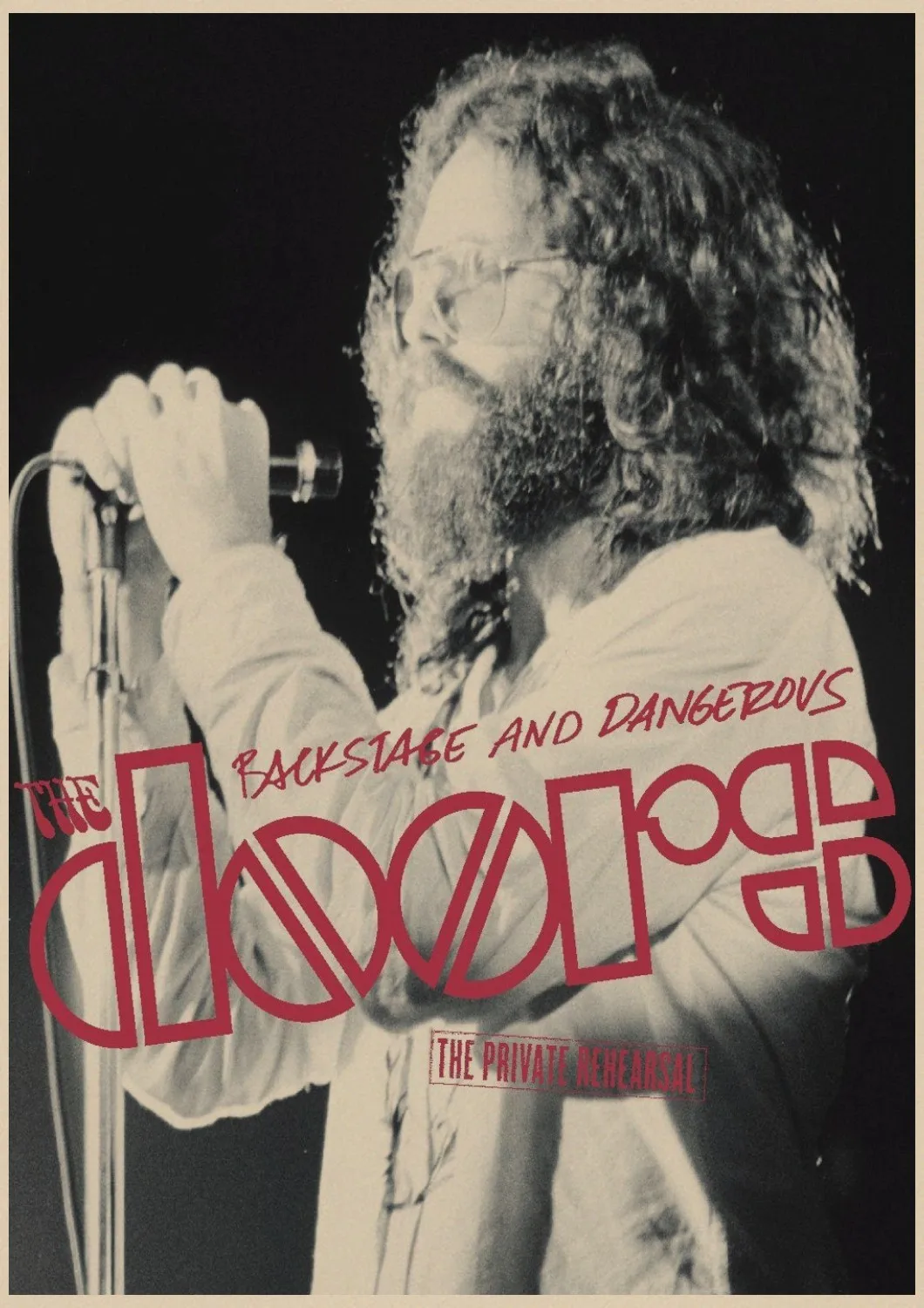 29 The Doors Jim Morrison Винтаж Ретро Рок-Группа Музыка Гитара матовая крафт-бумага плакат Настенная Наклейка домашний декор A1 - Цвет: 29