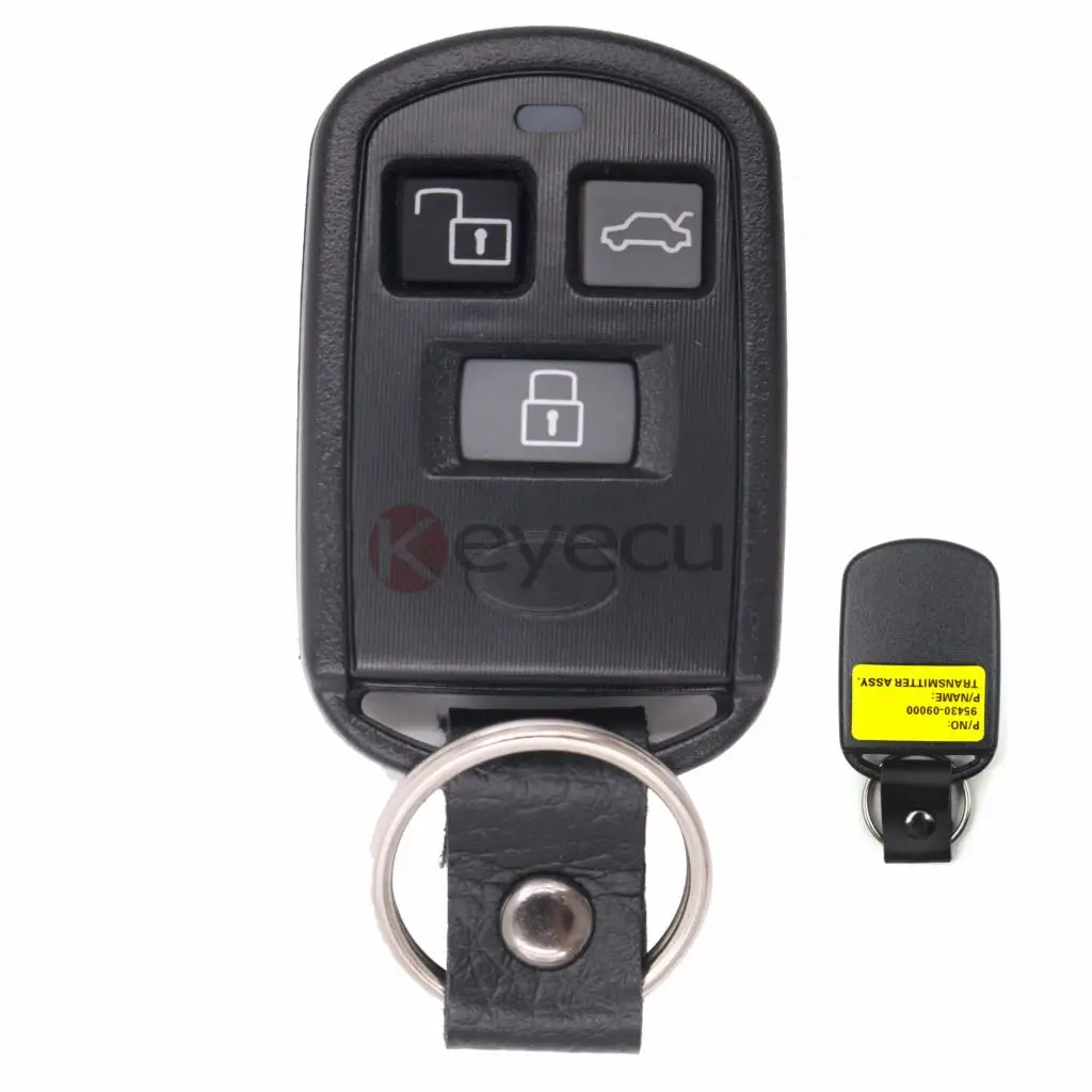KEYECU абсолютно новый дистанционный брелок 3 кнопки 315 МГц для hyundai Sonata|for key|button