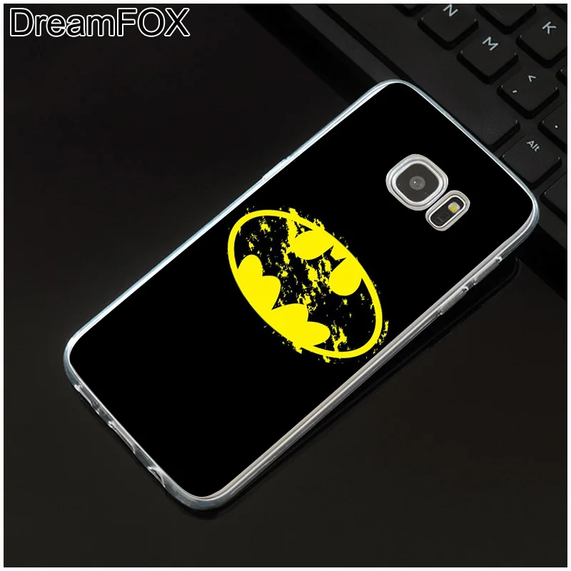 DREAMFOX M061 Бэтмен Джокер комиксы Мягкий ТПУ силиконовый чехол для Samsung Galaxy S5 S6 S7 S8 S9 S10