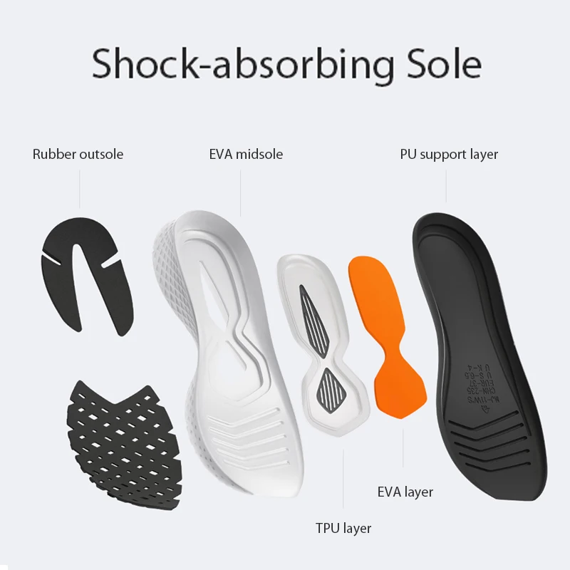 Xiaomi Mijia Sports Man Sneake 2 Uni-Moulding Techinique эластичный трикотажный усилитель новая система