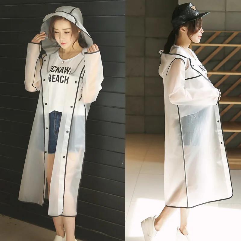 Дорожный дождевик для взрослых мужчин и женщин водонепроницаемый прозрачный