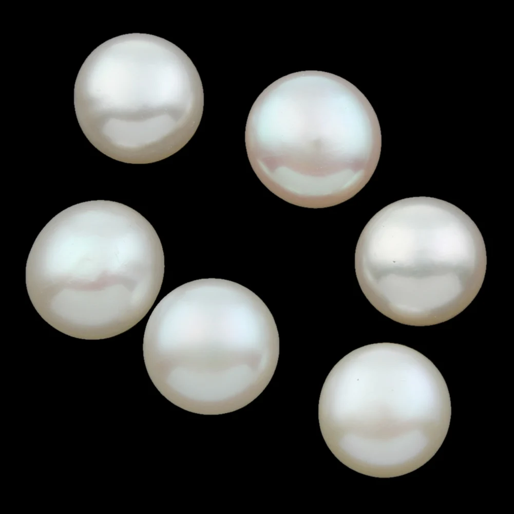 Полупросверленные бусины YYW из пресноводного жемчуга модный бренд пуговица