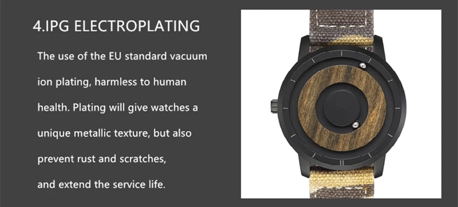 EUTOUR Magnetic Watch Men Luxury Silicone Leather Strap Magnet Ball Show Quartz Wrist Watch Mens Wristwatch Dropshipping