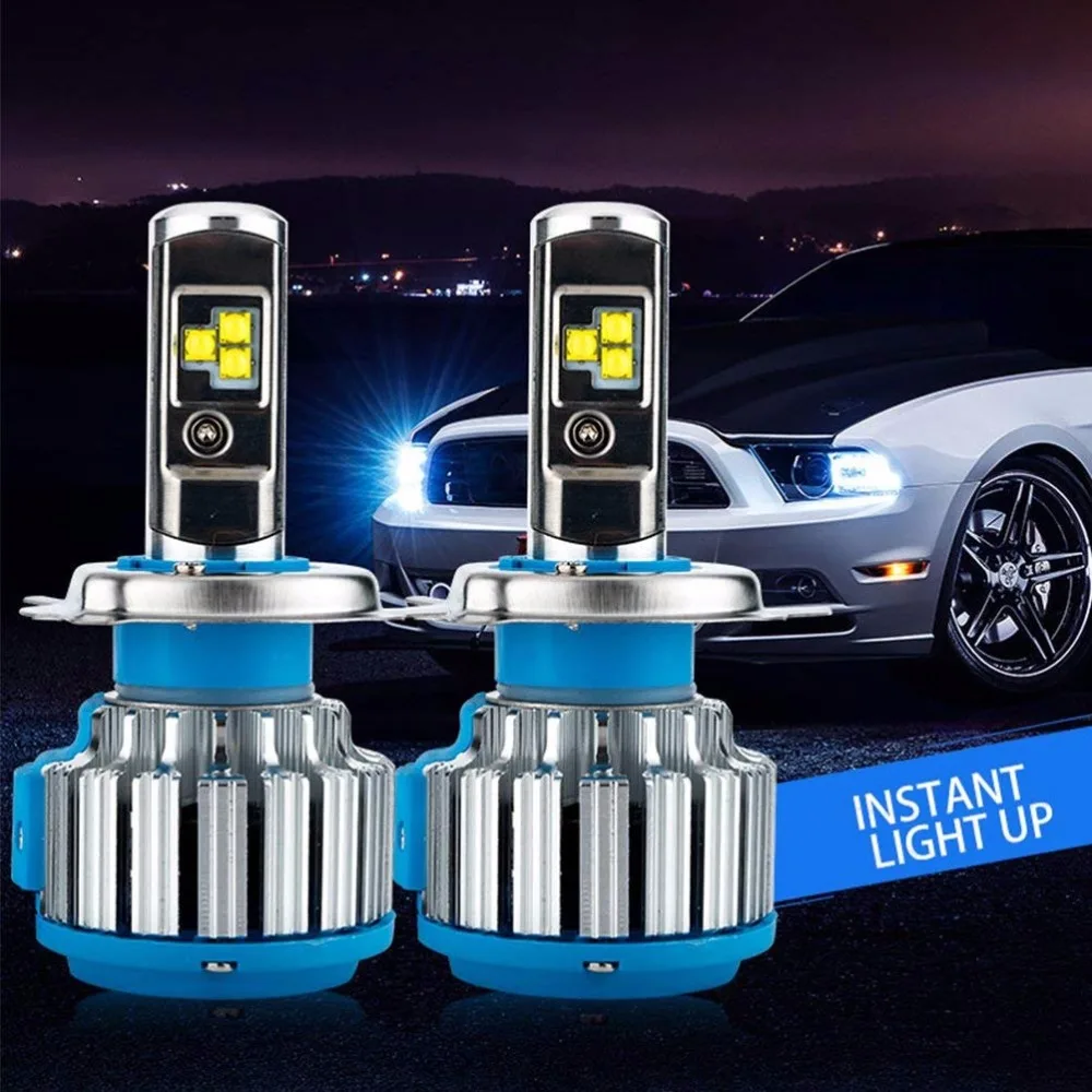 Пара Turbo 55 Вт H4 H7 Led автомобилей головной светильник W/США Cree чип H8 H9 H11 H1 9005 9006 DRL