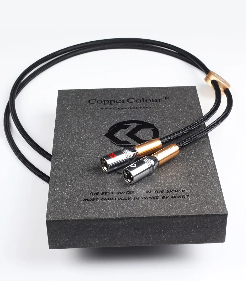 CopperColour CC альфа аудиофил кабели XLR коннектор HiFi аудио соединение кабель пара PTFE