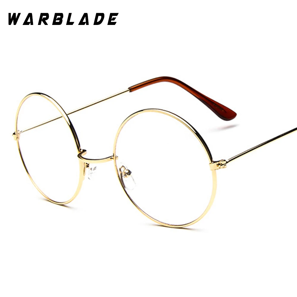 Модная круглая оправа для очков Lunette мужские винтажные металлические очки с