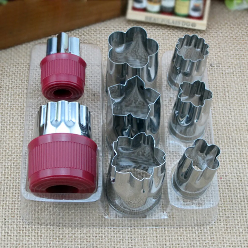 8 шт./компл. кухонные инструменты из нержавеющей стали для резки фруктов и овощей |