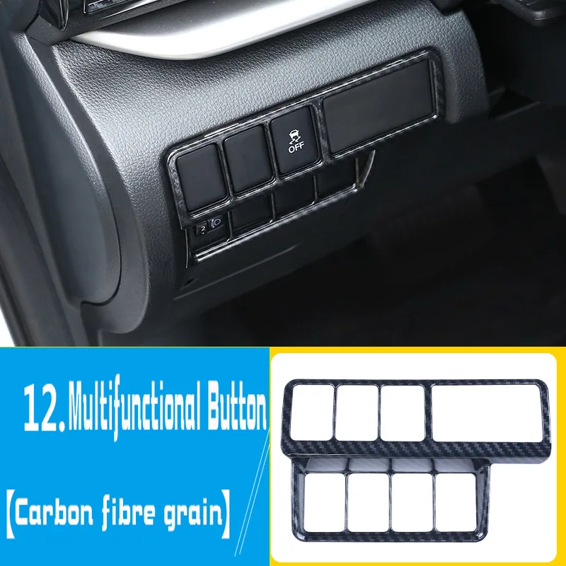 

For Mitsubishi Eclipse Cross Car interior trim Multifunctional headlamp adjusting decorative frame