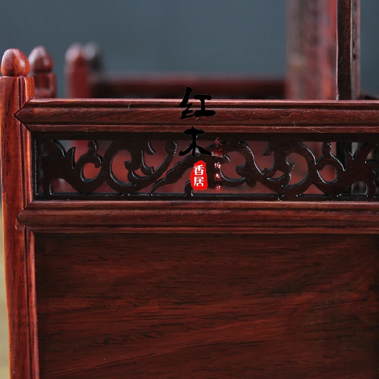 Палисандровый ладан из розового дерева высококачественный полый комод красного