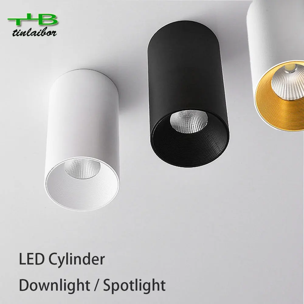 Затемнения светодиодные светильники 8*15 см монтажа поверхности 10 Вт цилиндр для фойе светодиодный балкон/коридор/спальня/ресторан