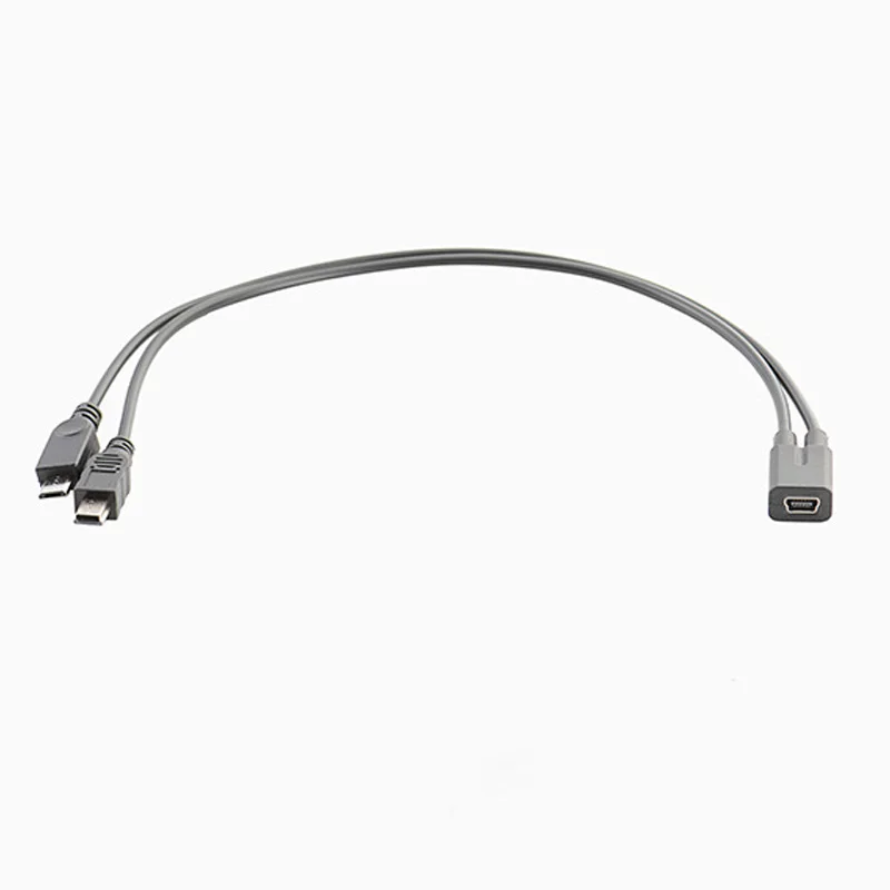 Кабель для зарядки ult-best мини USB 5-контактный гнездовой разъем на Мини usb штекер +