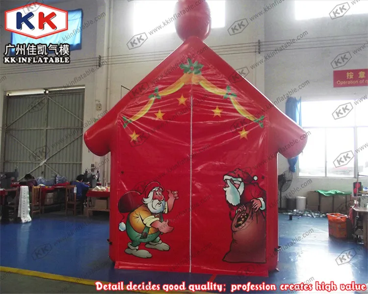 Рождественский домик из ПВХ Надувное оборудование для фестиваля 4 м|inflatable equipment|pvc
