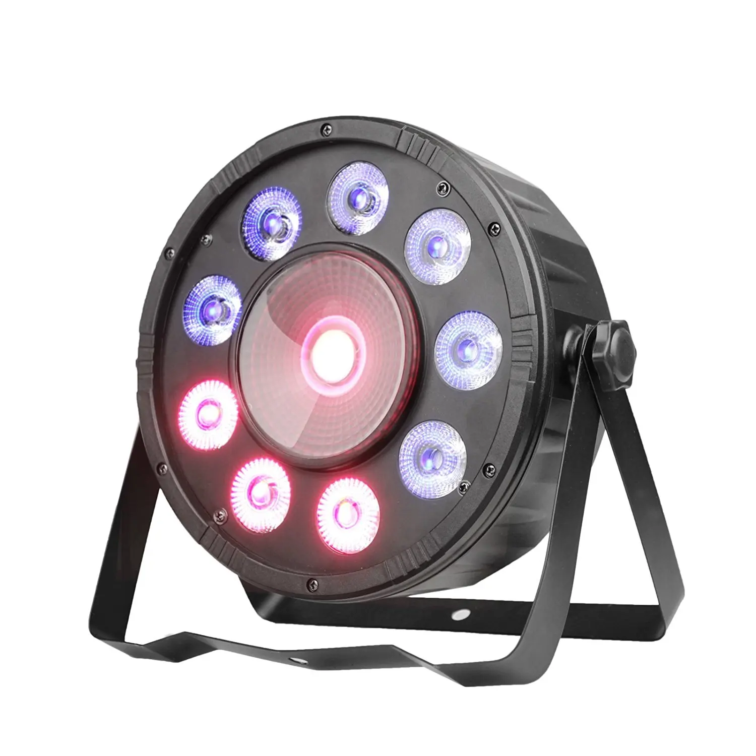 Светодиодный Uplight 10 RGB светодиодный DMX512 PAR сценическое освещение для свадьбы KTV DJ