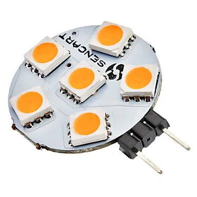 Светодиодная лампа G4 12 в 1 Вт 6 * SMD5050 75 лм светодиодная В бесплатная доставка 10