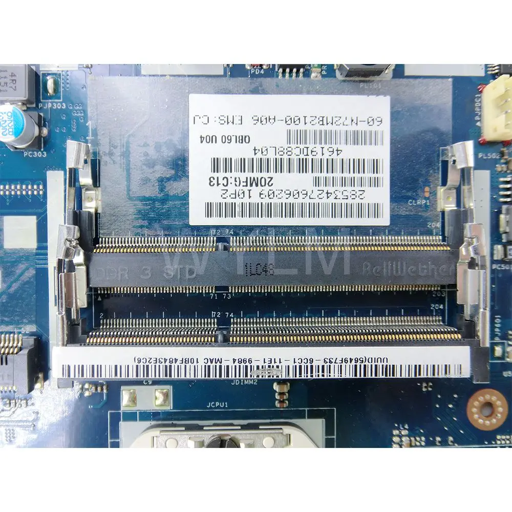QBL60 LA 7552P K53Z материнская плата REV1.0 USB3.0 DDR3 для ASUS X53Z A53Z K53T K53TA K53TK Материнская