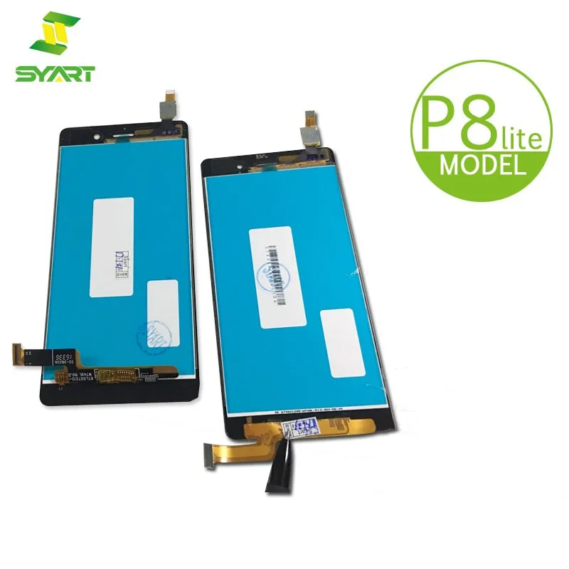 Huawei P8 Lite ЖК дисплей сенсорный экран дигитайзер сборка с рамкой Замена ALE L04 L21 для 5