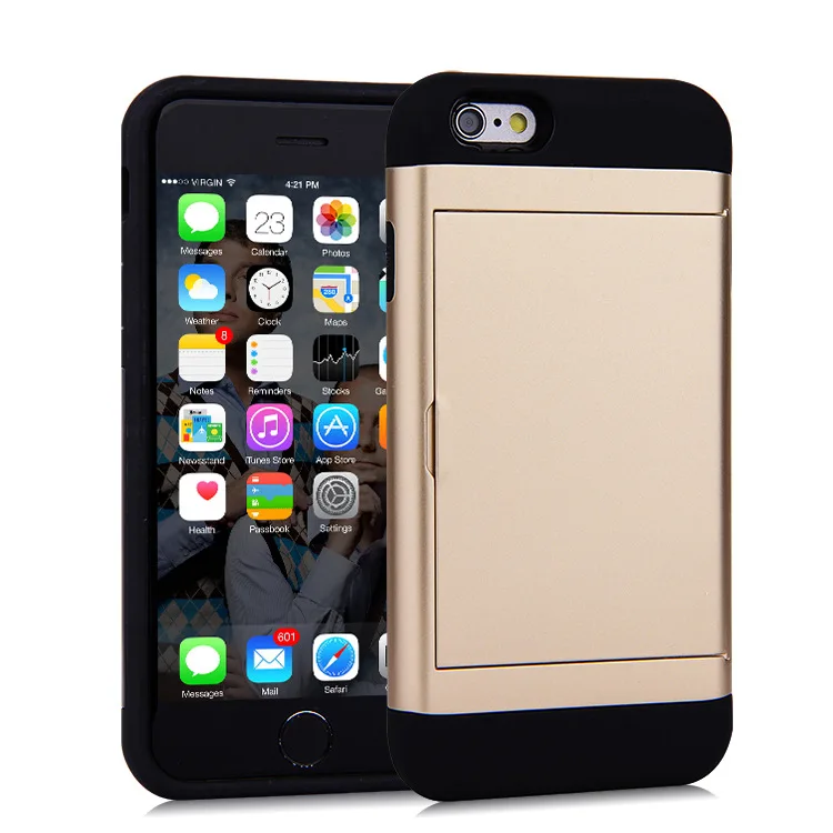 New For iphone 7 mobile phone shell apple Plus Card inserting anti-fall full edge cover | Мобильные телефоны и аксессуары