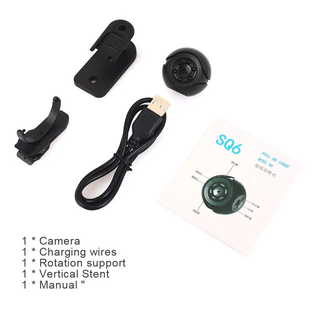 

Camera Sq6 Mini Camera Sq6 Video Camera 1080P Video