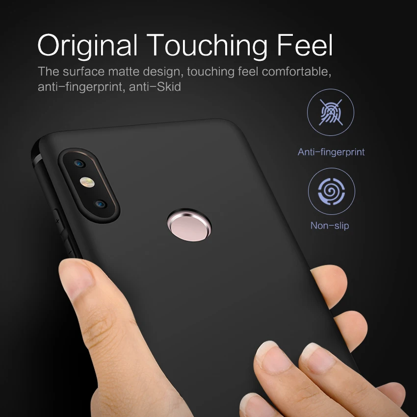 Amzboon роскошный ТПУ матовый защитный чехол для Xiaomi Redmi Note 5 Pro телефона с защитой от