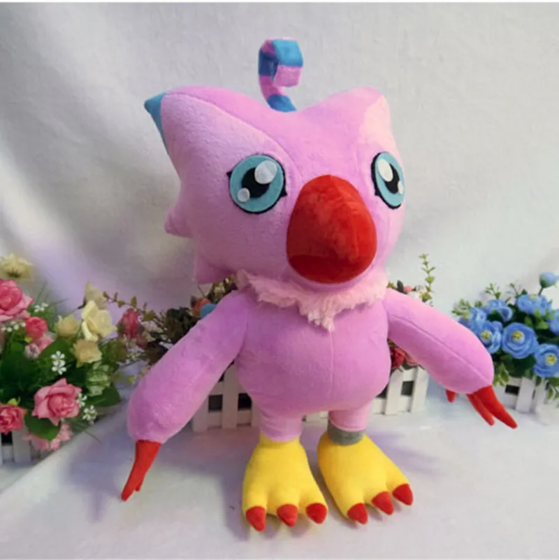 Digimon цифровые игрушки монстры аниме Piyomon плюшевые 45 см высокое качество короткие