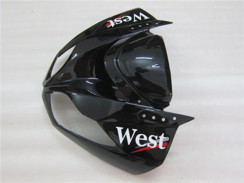 Бесплатная Настройка комплектов обтекателей для Kawasaki ZX 6R 2009 2010 2011 NINJA zx6r 09-12 Белый