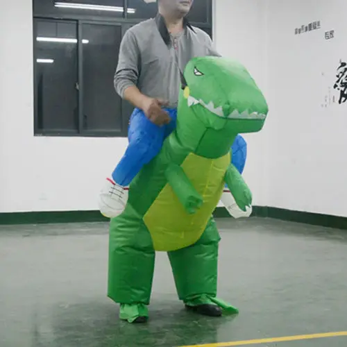 Новинка 2016 костюм для косплея мир Юрского периода мужской надувной езды на