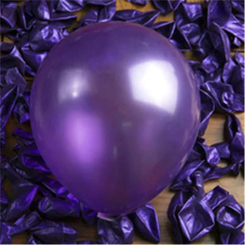 

10inch Purple Wedding Decorations Balloons Purple Color Pearl Latex Balloon Baby Shower party Birthday Balloons Christma balloon