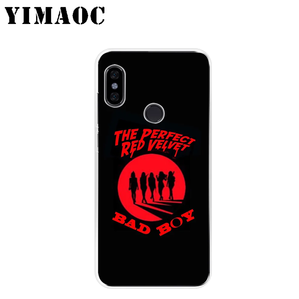 YIMAOC красный бархат K Pop Мягкий силиконовый чехол для Xiaomi Redmi 6 6A 5A 5 S2 Puls Note 8 7 4X4 4A Pro Go