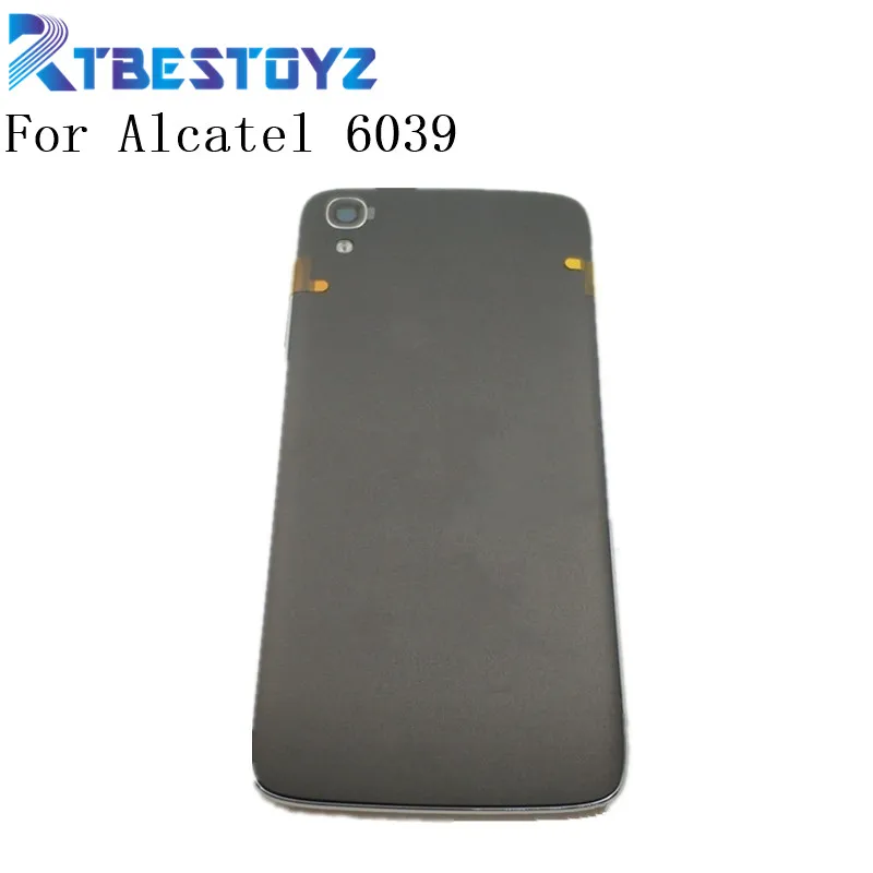 Сменная задняя крышка батарейного отсека задний корпус с логотипом для Alcatel One Touch