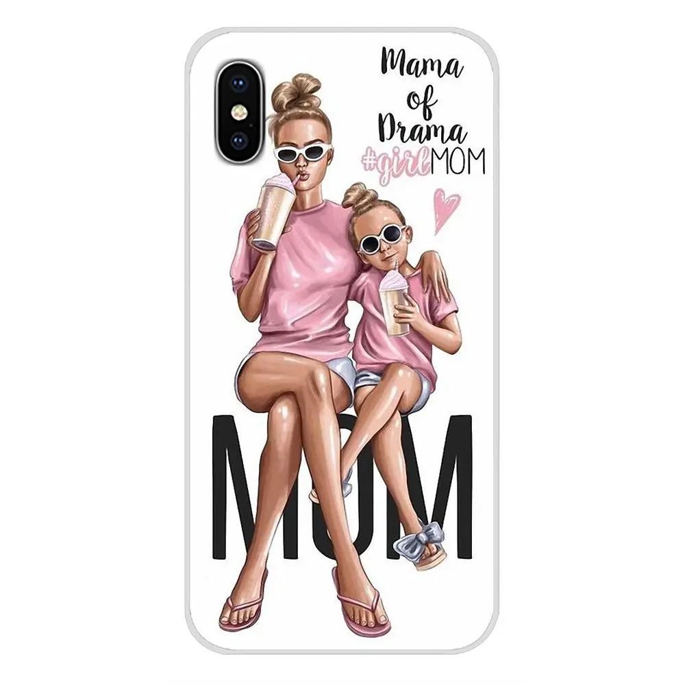 Для Samsung Galaxy A3 A5 A7 J1 J2 J3 J5 J7 2015 2016 2017 принцесса Super MaMa baby mom girl аксессуары чехол для