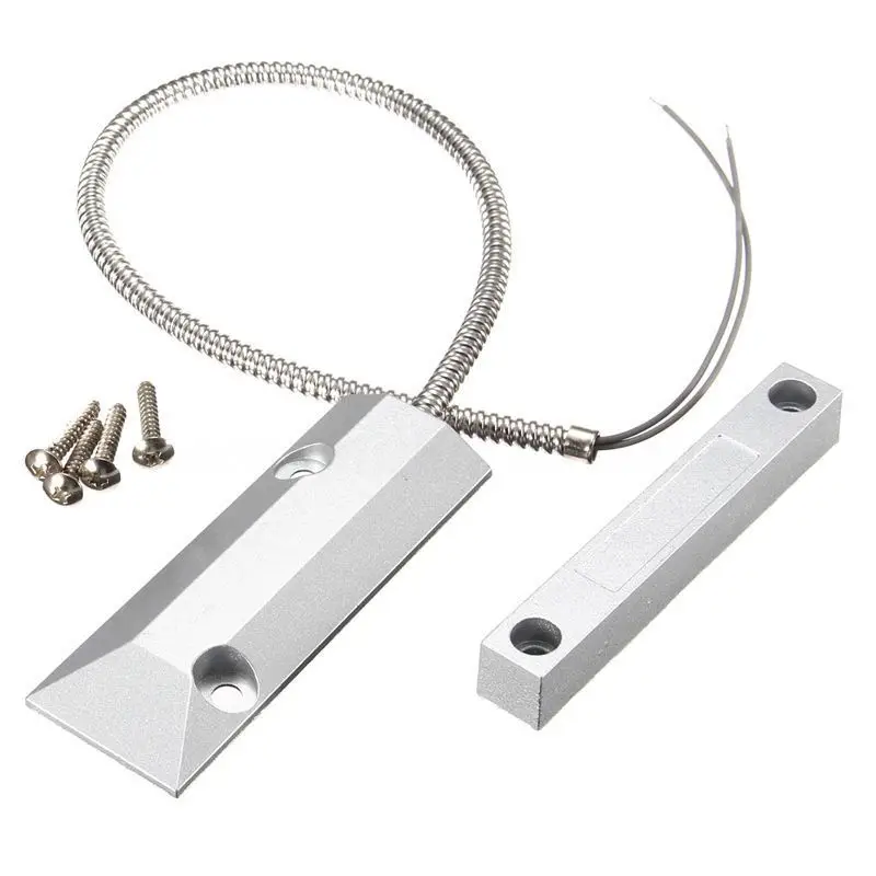 10Pairs Wire Garage Metal Door Alarm Magnetic Window Sensor Reed Switch Detector Sensor Roller Shutter Door N.C. enlarge