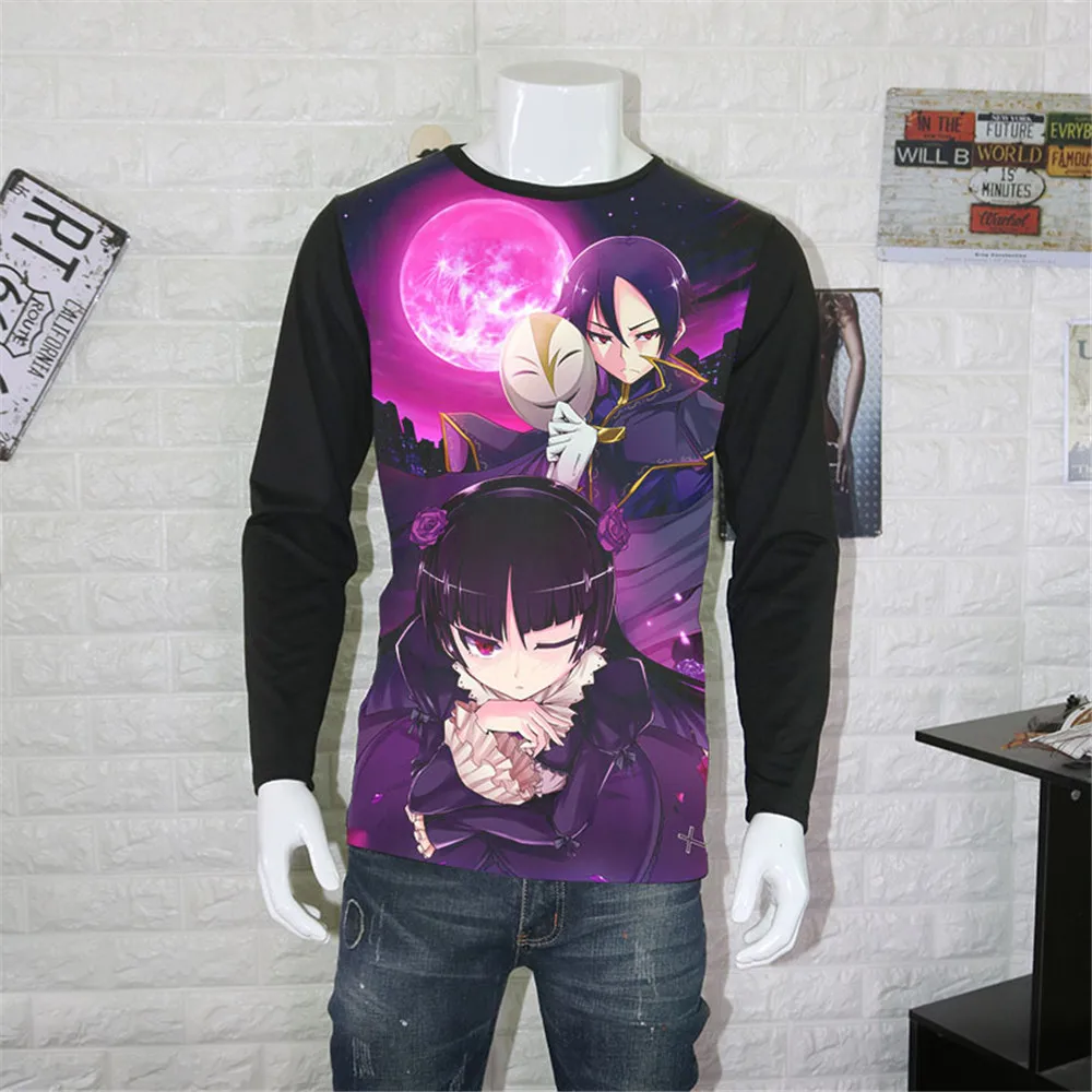 Косплей Аниме Oreimo Kousaka kirino японский Летний стиль футболка аниме милая модная