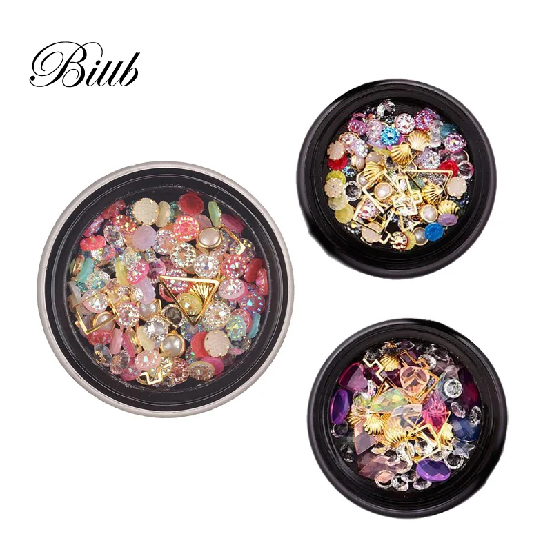 Bittb пилочки для ногтей художественное украшение очаровательный камень микро