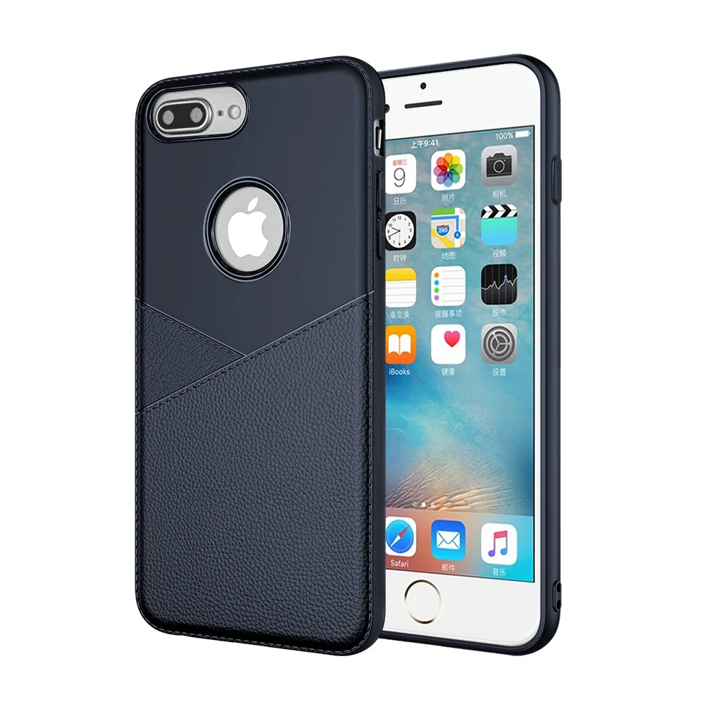 Для iPhone 7 Чехол для мобильного телефона бизнес 8plus xs max кожаный ТПУ защитный чехол