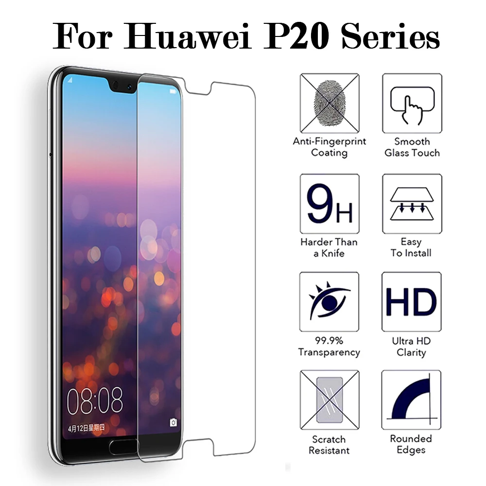 Для Huawei P20 Защитное стекло для Glas P 20 Lite Pro Plus закаленное защитное 2.5D 9H