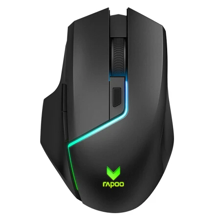 Rapoo V320 2 4G Беспроводная игровая мышь 5000 точек/дюйм 8 кнопок RGB Освещение для PUBG