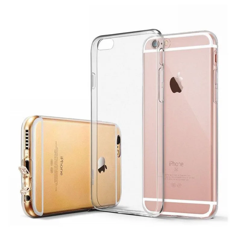 Силиконовый чехол для iPhone 6 6s 7 8 Plus телефона XS X 5s 5 SE прозрачный мягкий силиконовый