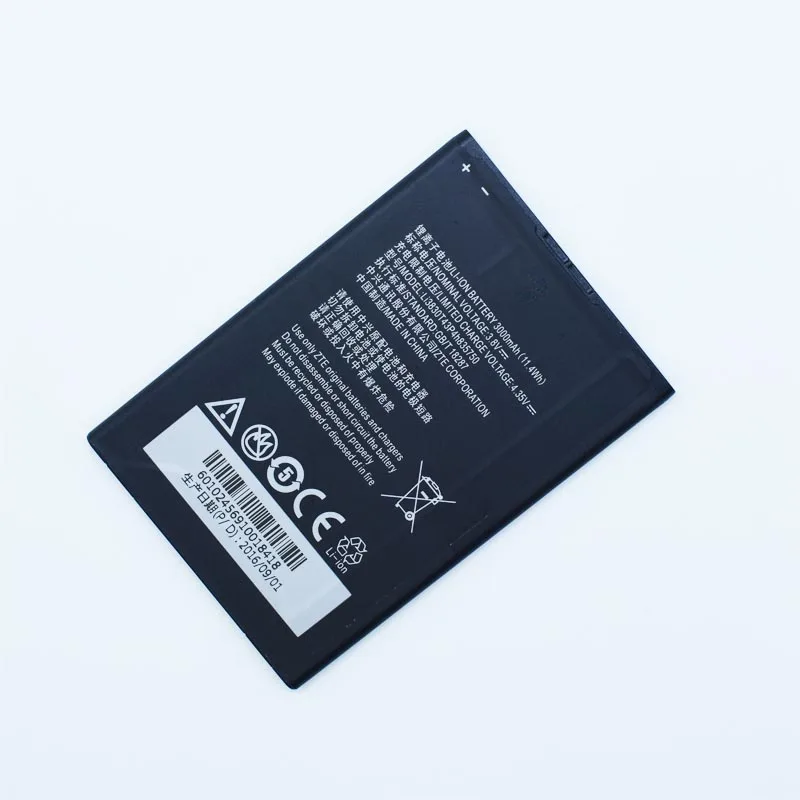 Hekiy 3000 мАч/11.4Wh Li3830T43P4h835750 Мобильная запасная батарея для сотового телефона ZTE V5 MAX