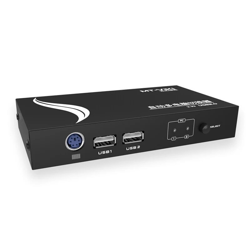 MT-Viki 2 порта Авто VGA USB kvm-переключатель Ручное переключение автоматическое два