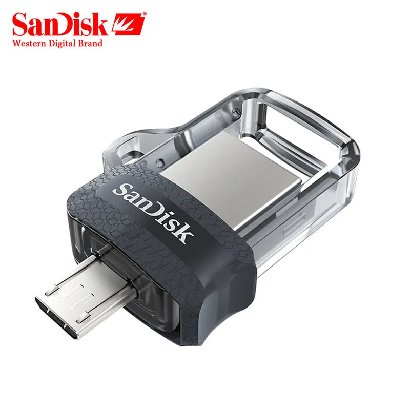 Sandisk USB Flash Drive 128GB 64GB 32GB 16GB Dual OTG Pen High Speed Memory U Disk Micro USB3.0 Card SDDD3 For Phone or PC | Компьютеры и