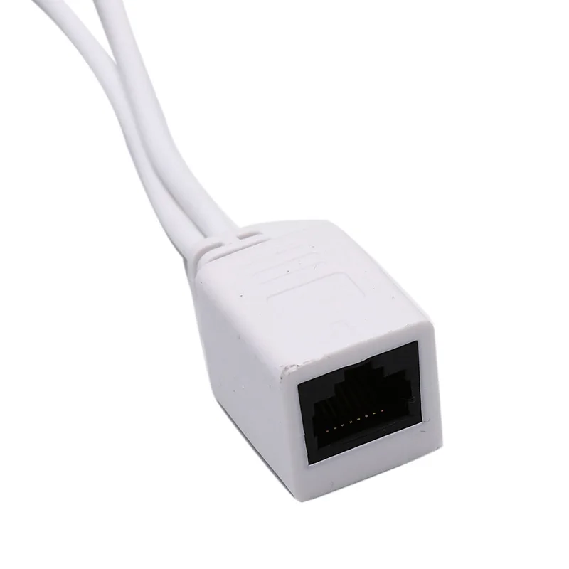 POE 2шт кабель пассивный силовой Ethernet Кабель-адаптер POE сплиттер RJ45 инжектор модуль питания 12-48 В для ip-камеры
