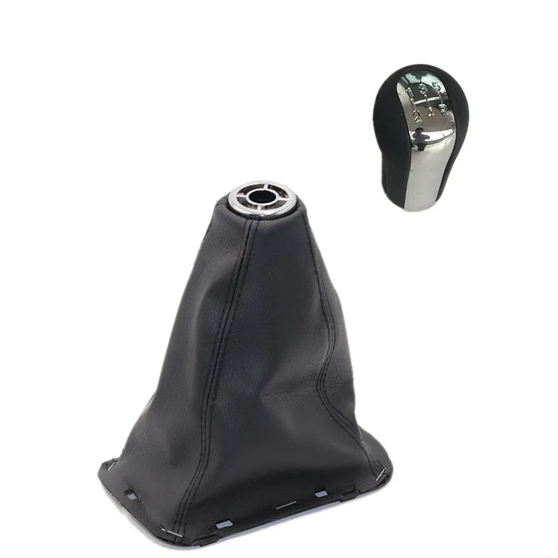 5 speed pair GAITOR SHIFT BOOT GAITER+ рамка+ хром для TOYOTA AVENSIS T25 MK2 II 03-09 ручка переключения передач - Название цвета: 5 speed pair