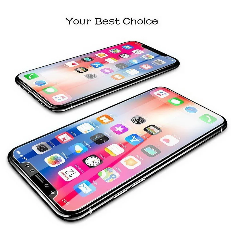 Закаленное стекло для iPhone XR 9 XS MAX 4 4S 5 5S SE Защитная пленка экрана 6 6s 7 8 Plus |